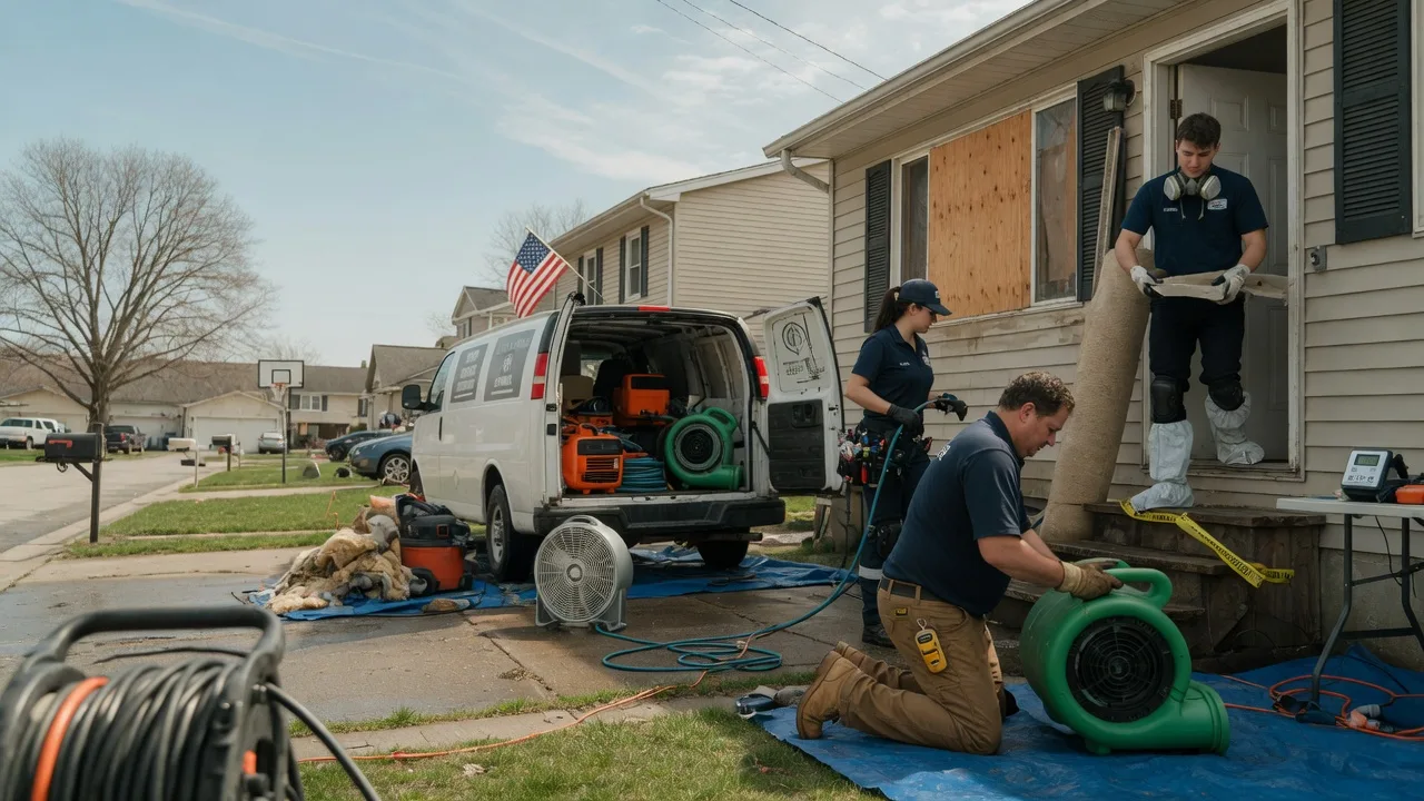Water Damage Restoration in Cedar Falls, IA near me